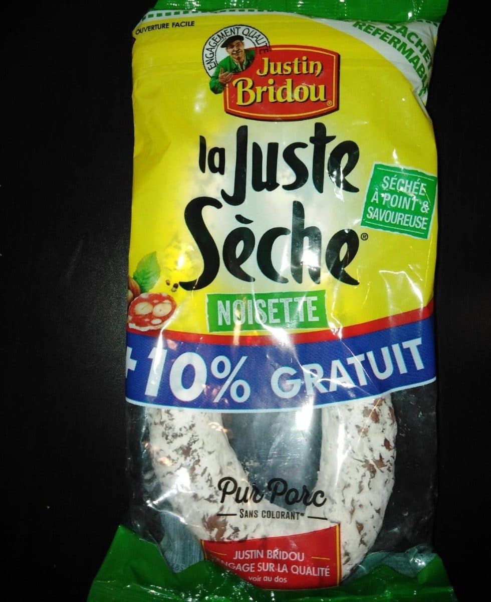 Justin Bridou La juste sèche noisette packshot