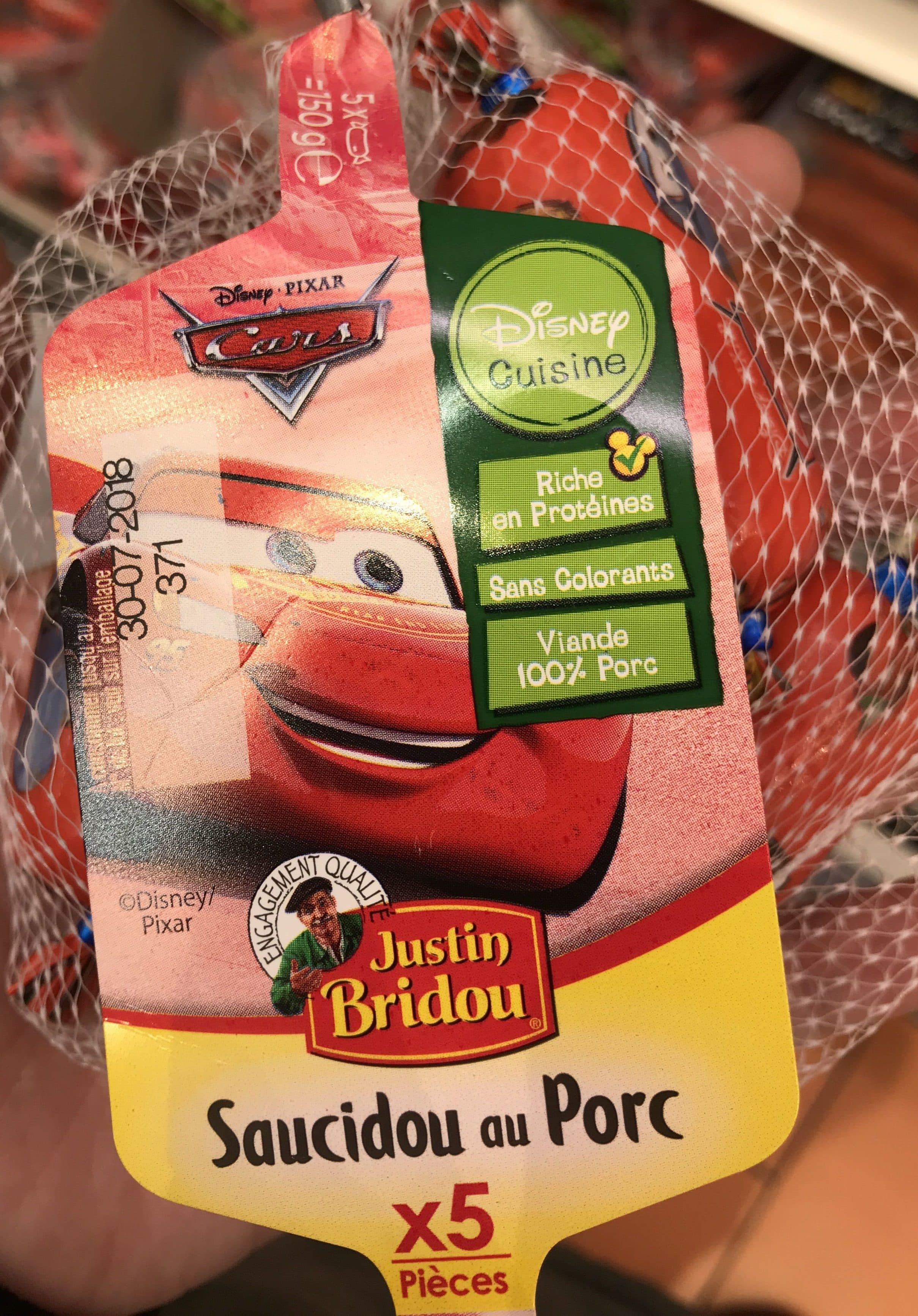 Justin Bridou Saucidou au Porc packshot