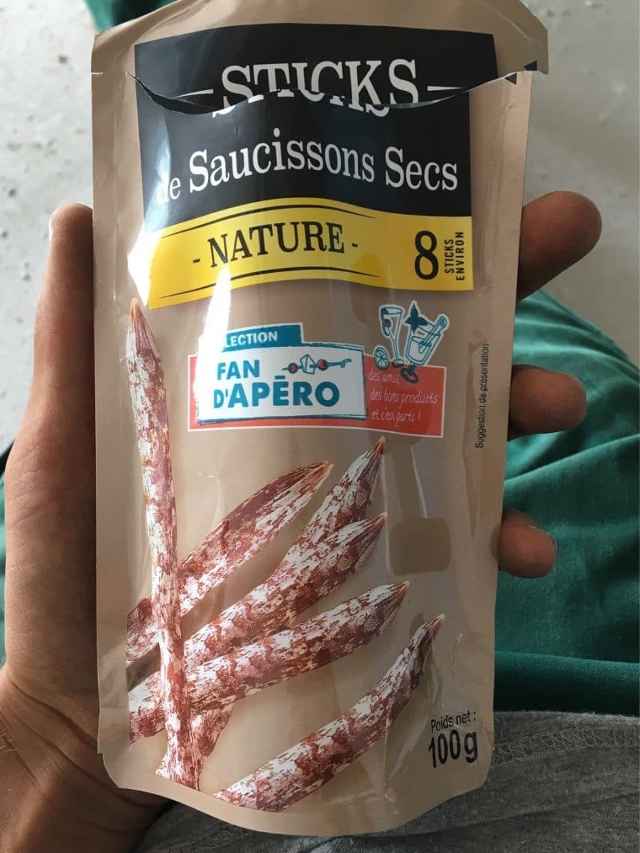 Lidl Batonnets de saucissons secs packshot