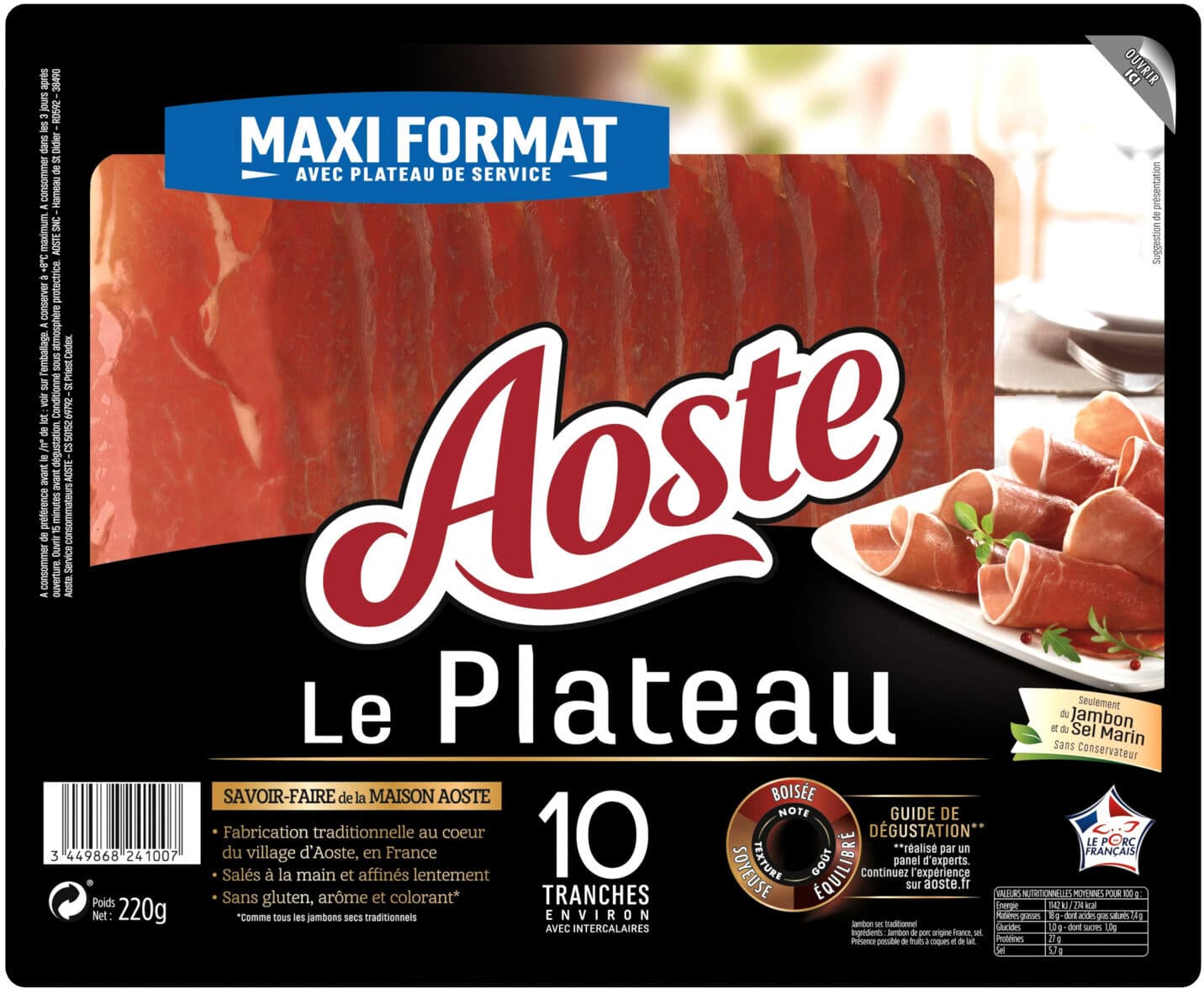Aoste Le Plateau - 10 tranches - Aoste packshot