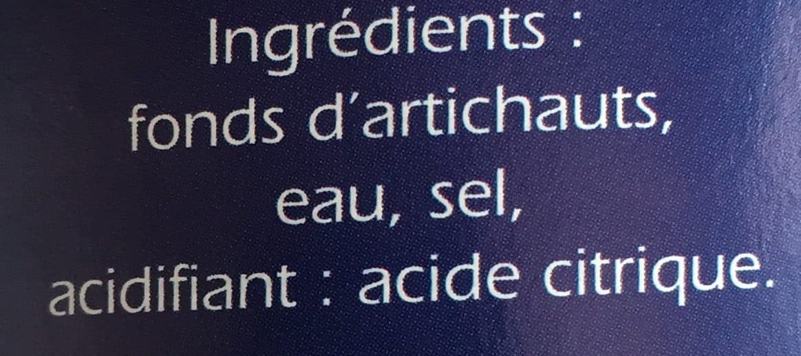Olabe Fonds d'artichauts packshot