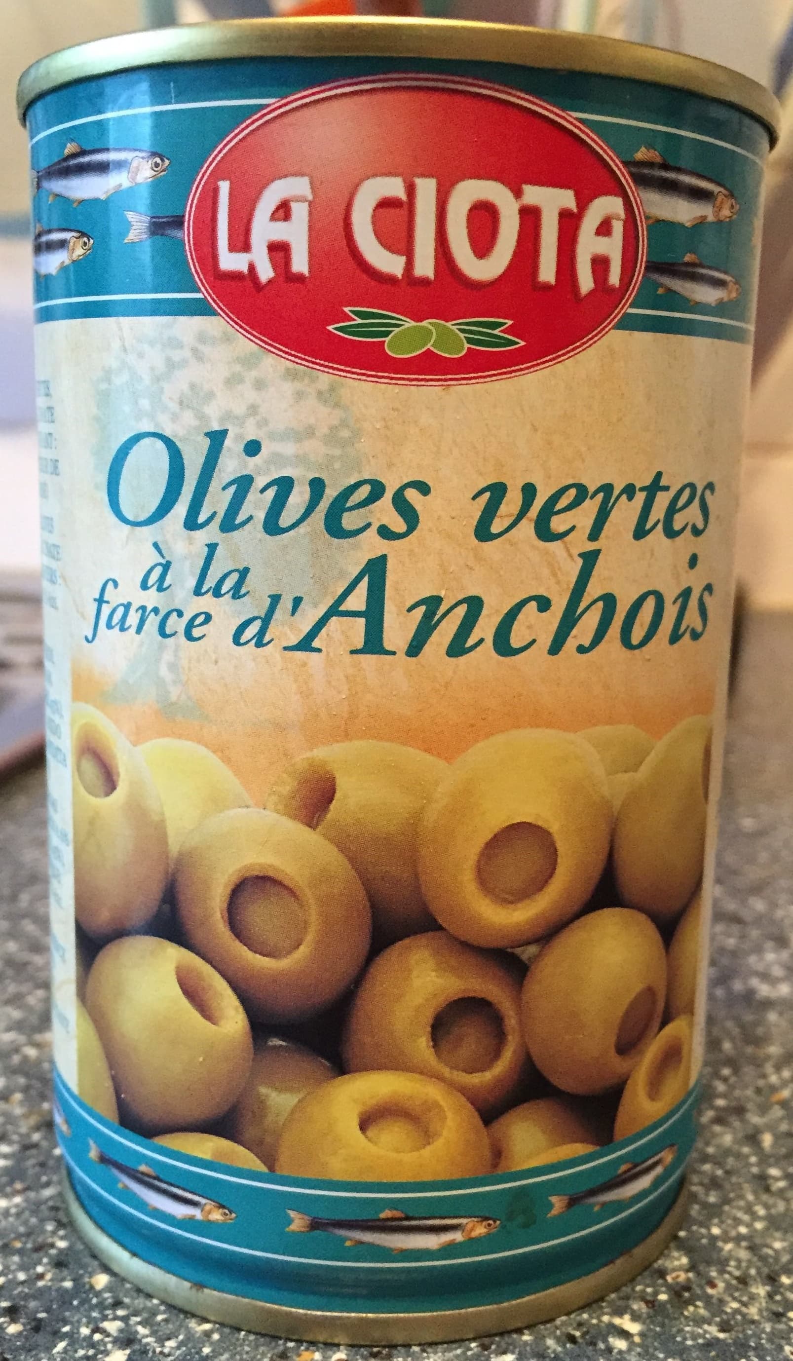 La Ciota Olives vertes à la farce d'Anchois packshot