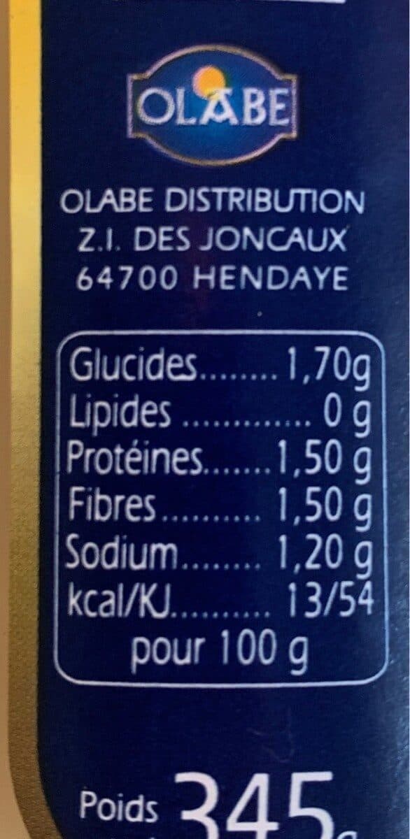 Olabe Asperges blanches grosses packshot