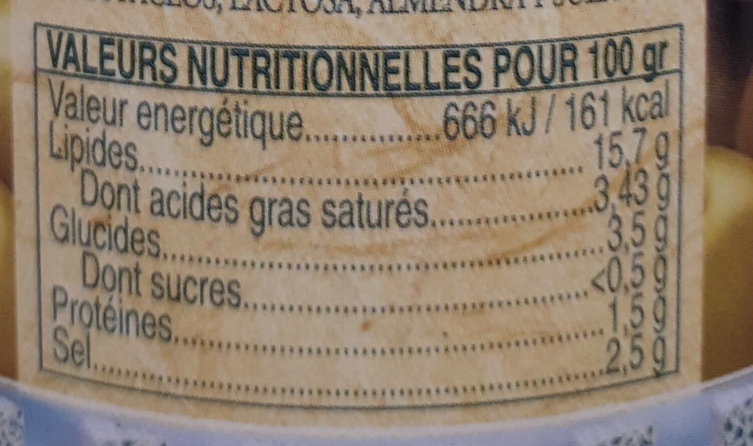 La Ciota Olives vertes au bleu packshot