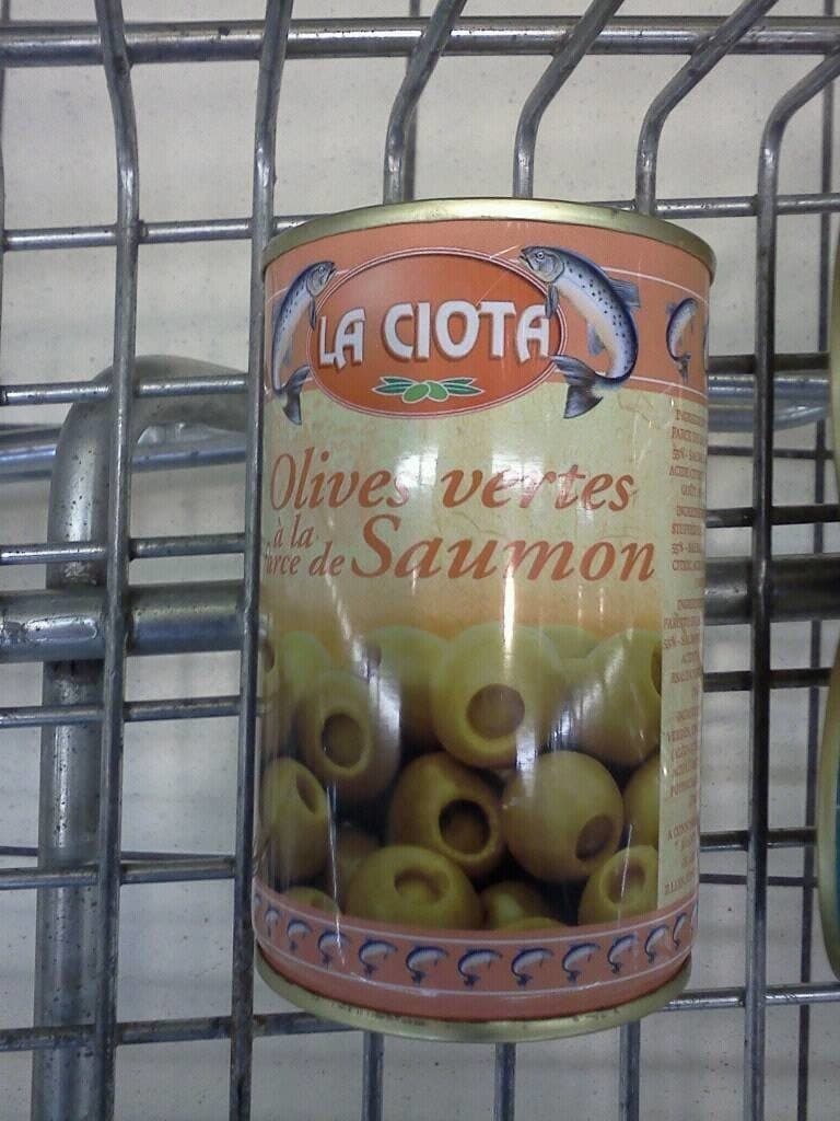 La ciota Olives Vertes Farcies Au Saumon packshot