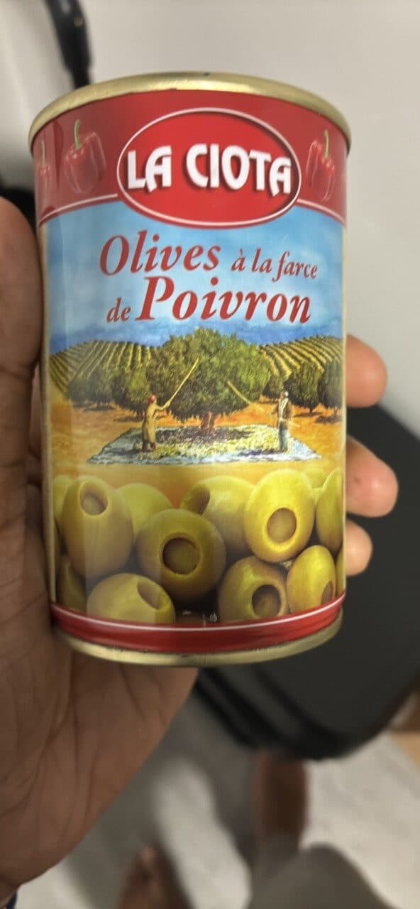 LA CIOTA Olives vertes farcies aux poivrons packshot