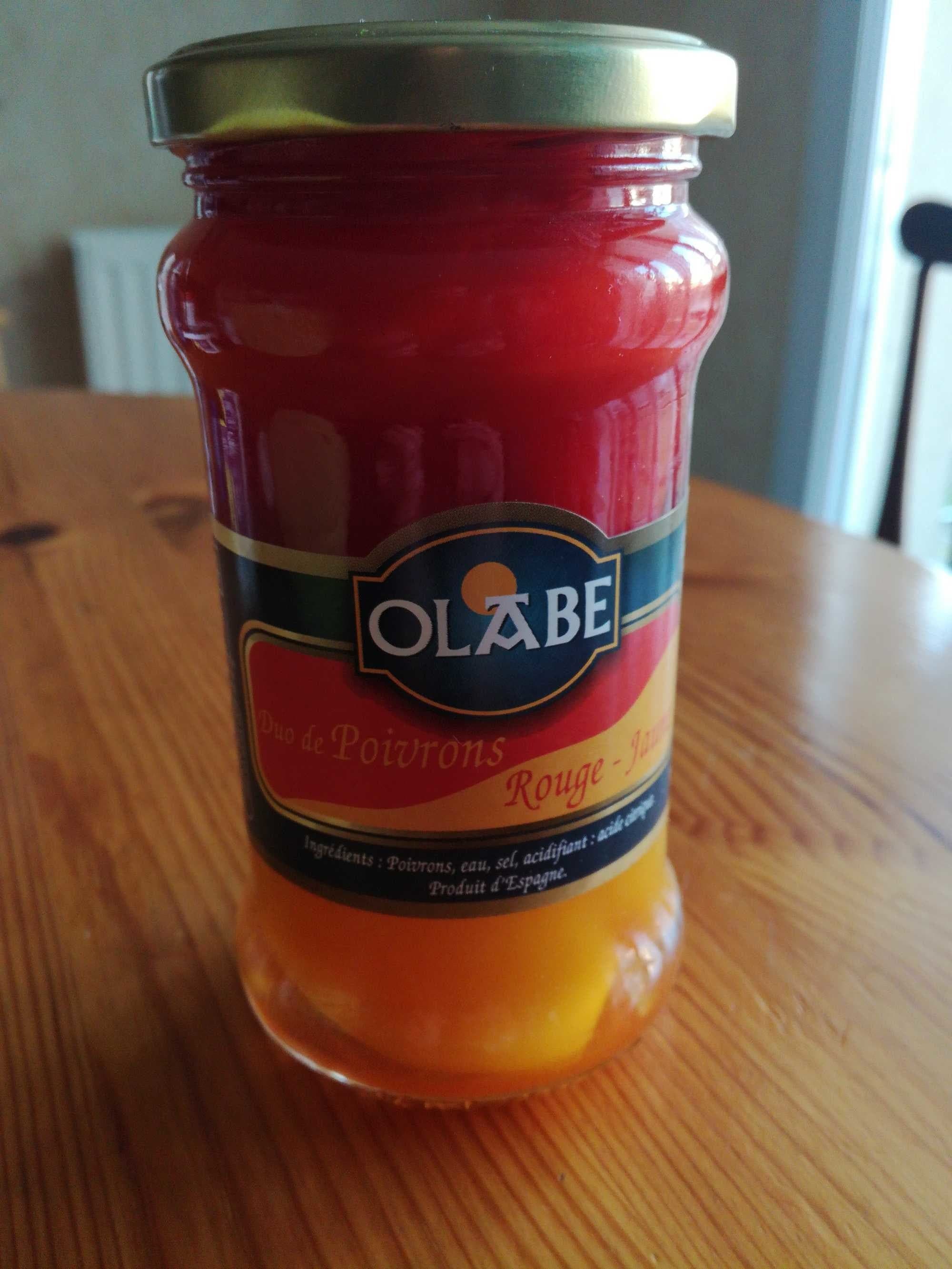 Olabe Duo de Poivrons Rouge - Jaune packshot