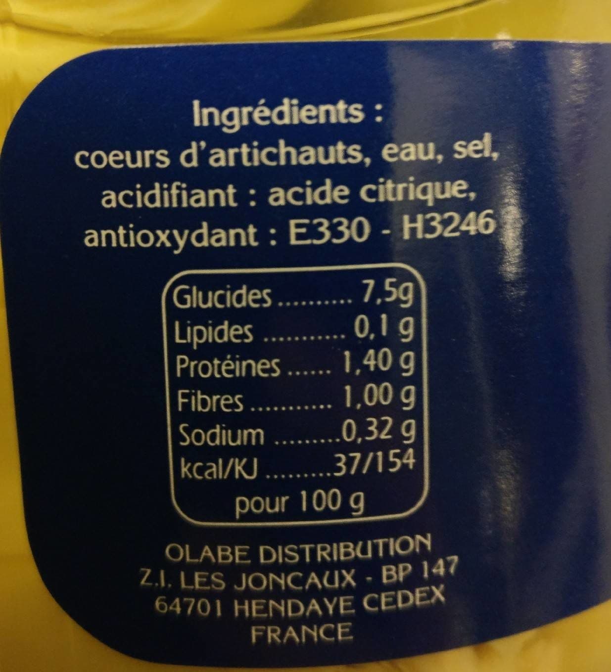 Toledo Coeur d'artichauts packshot