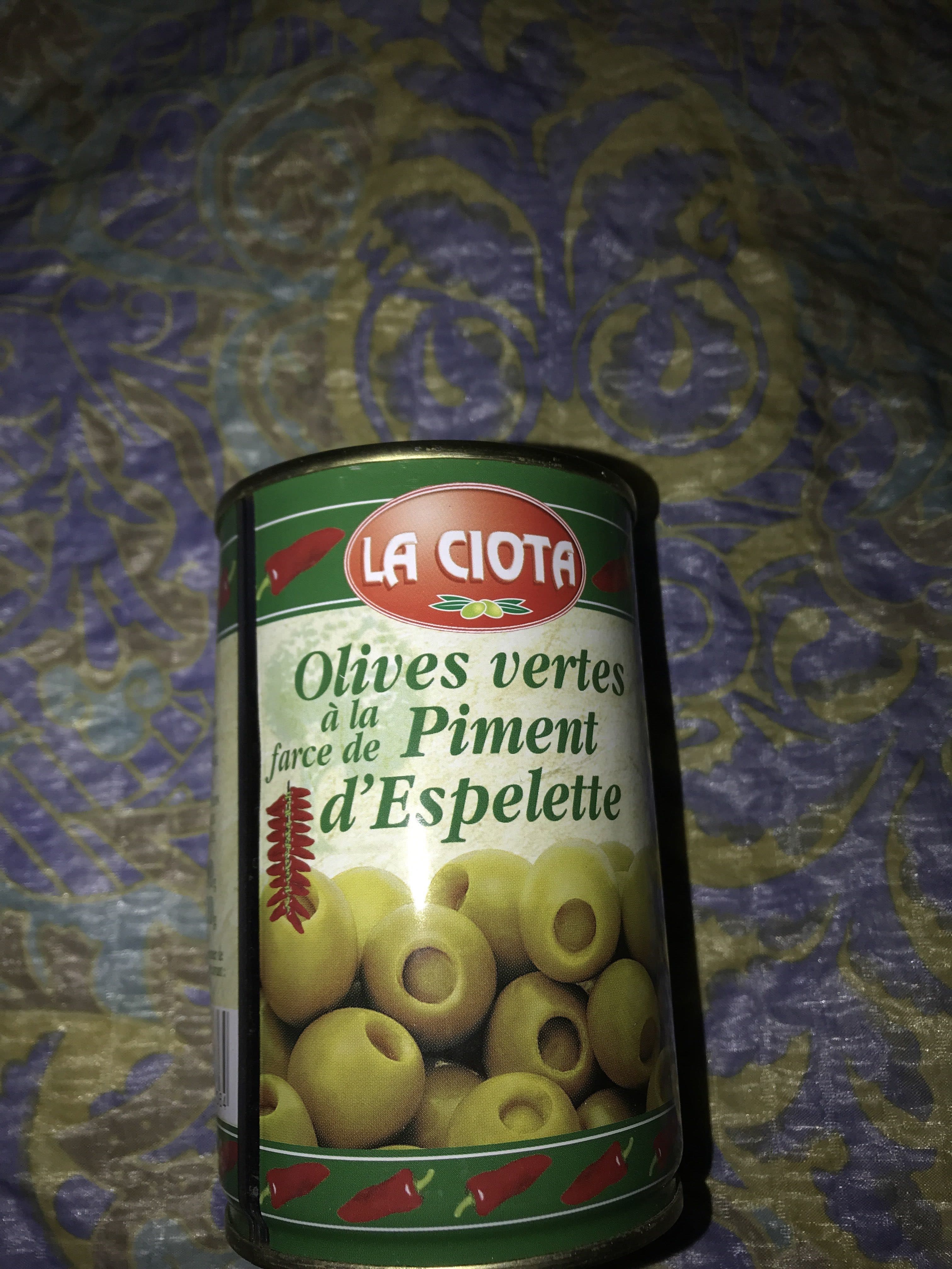 La Ciota La Ciota olives farcies au piment d'espelette packshot