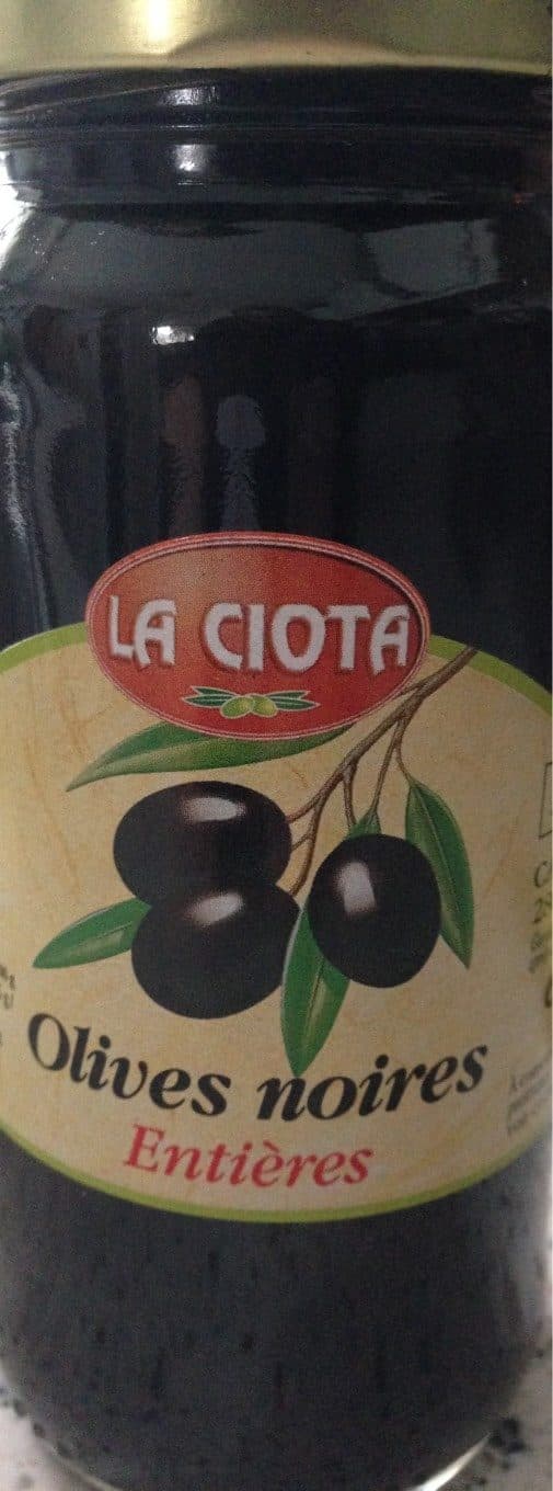 La Ciota Olives noires packshot