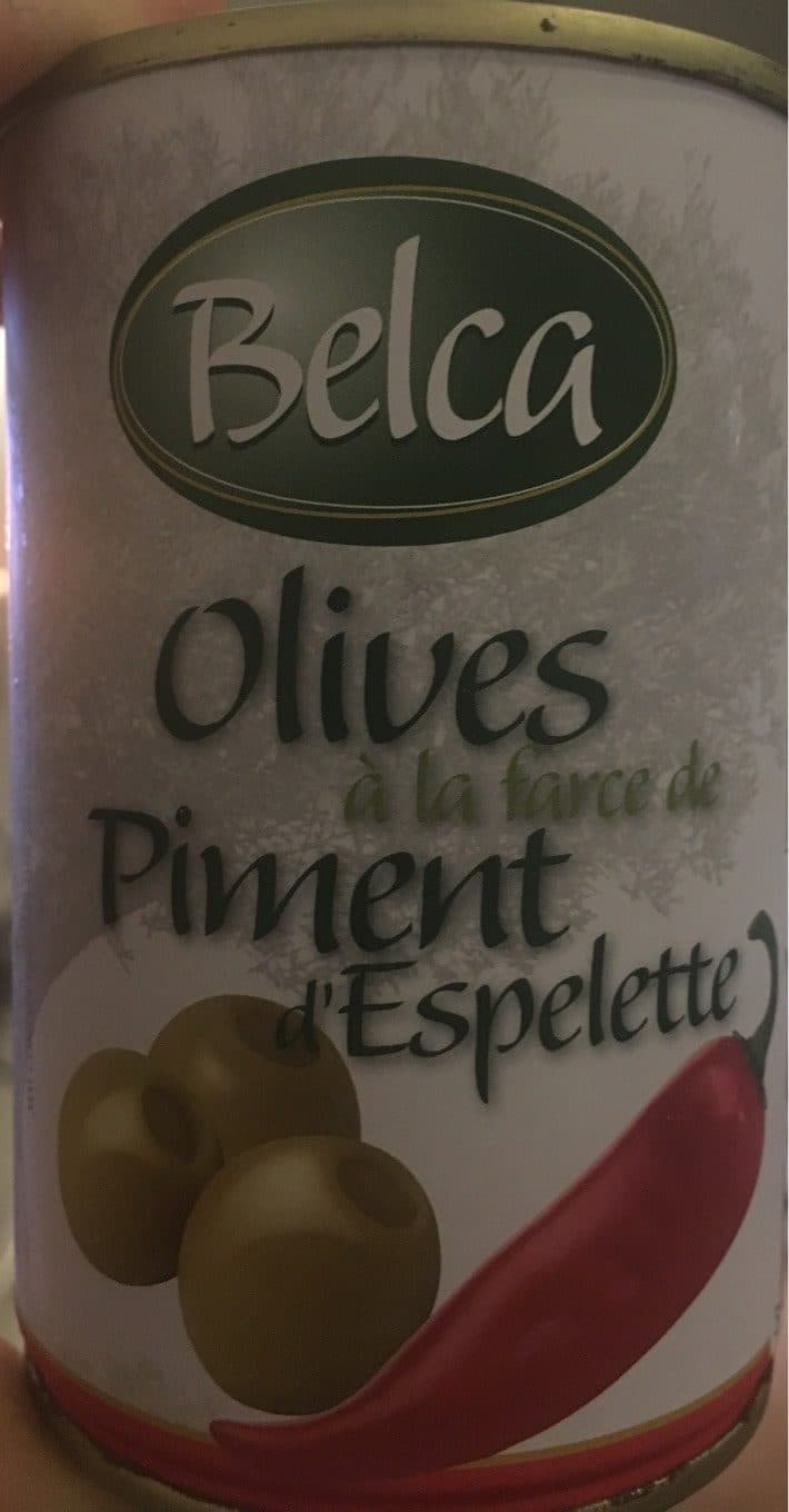 Belca Olives a la farce de piment d'espelette packshot