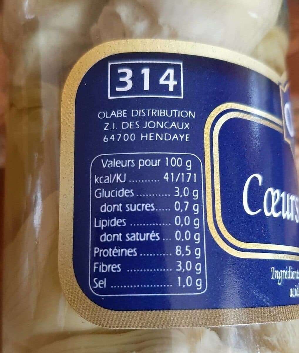 Olabe Coeurs d'artichauts packshot