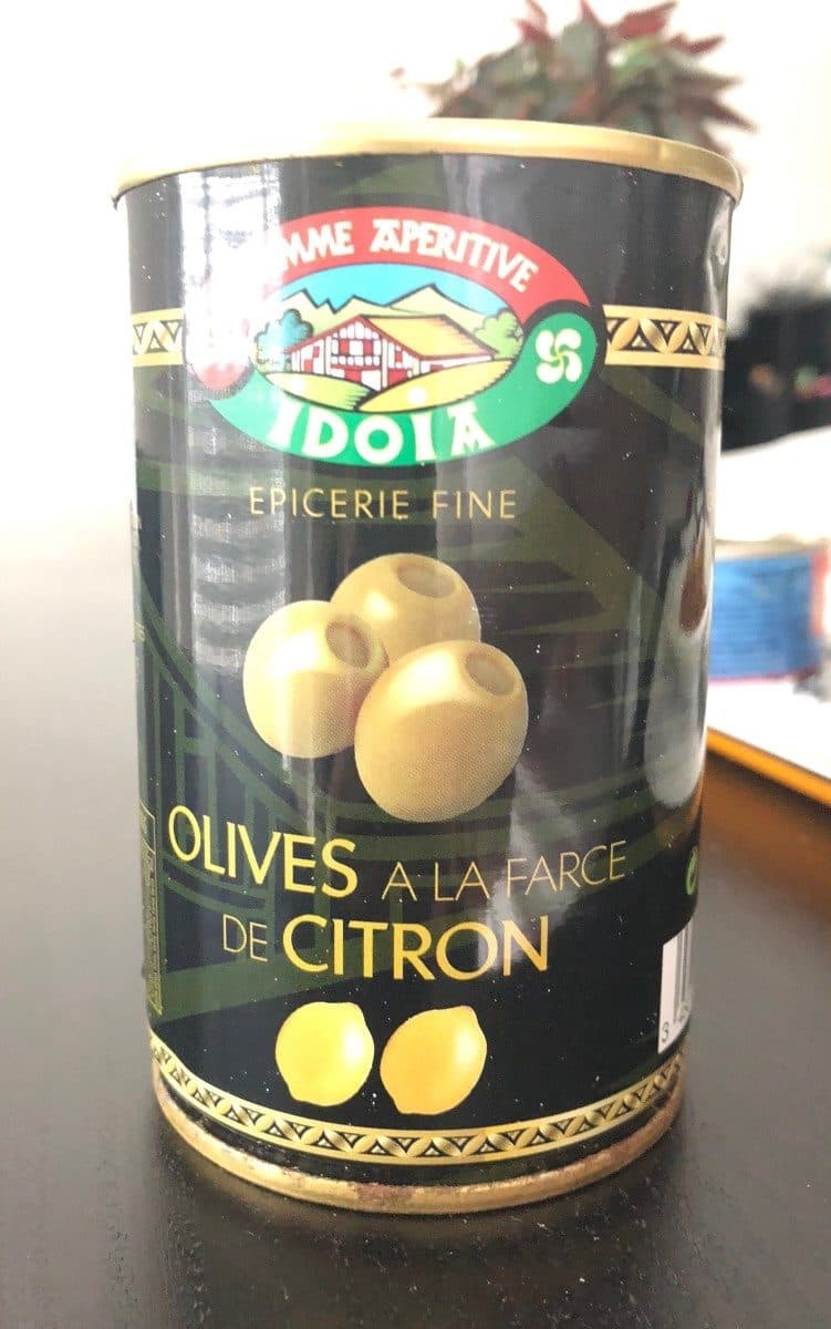 Open Food Facts Olive a la farce de citron packshot
