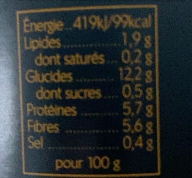 Idoia Pois chiches packshot