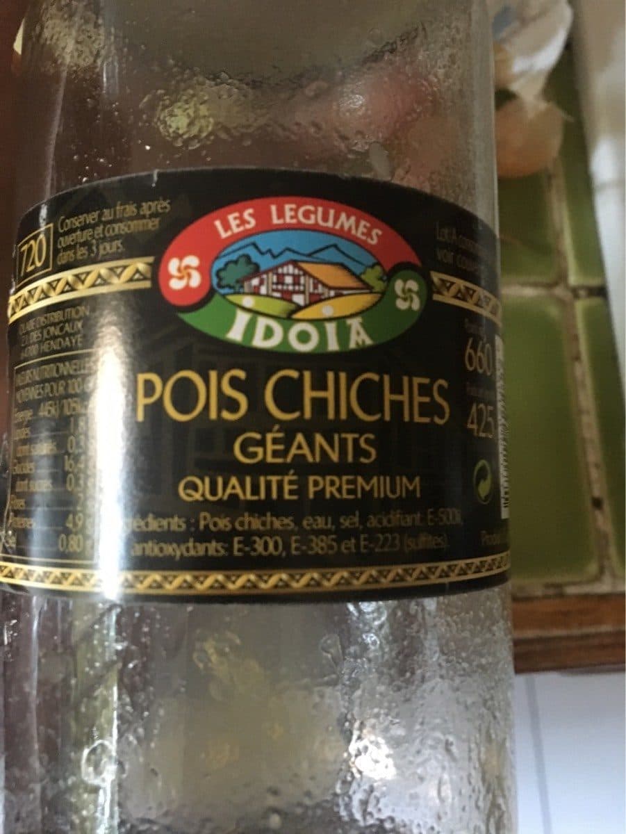 Open Food Facts Pois chiche packshot