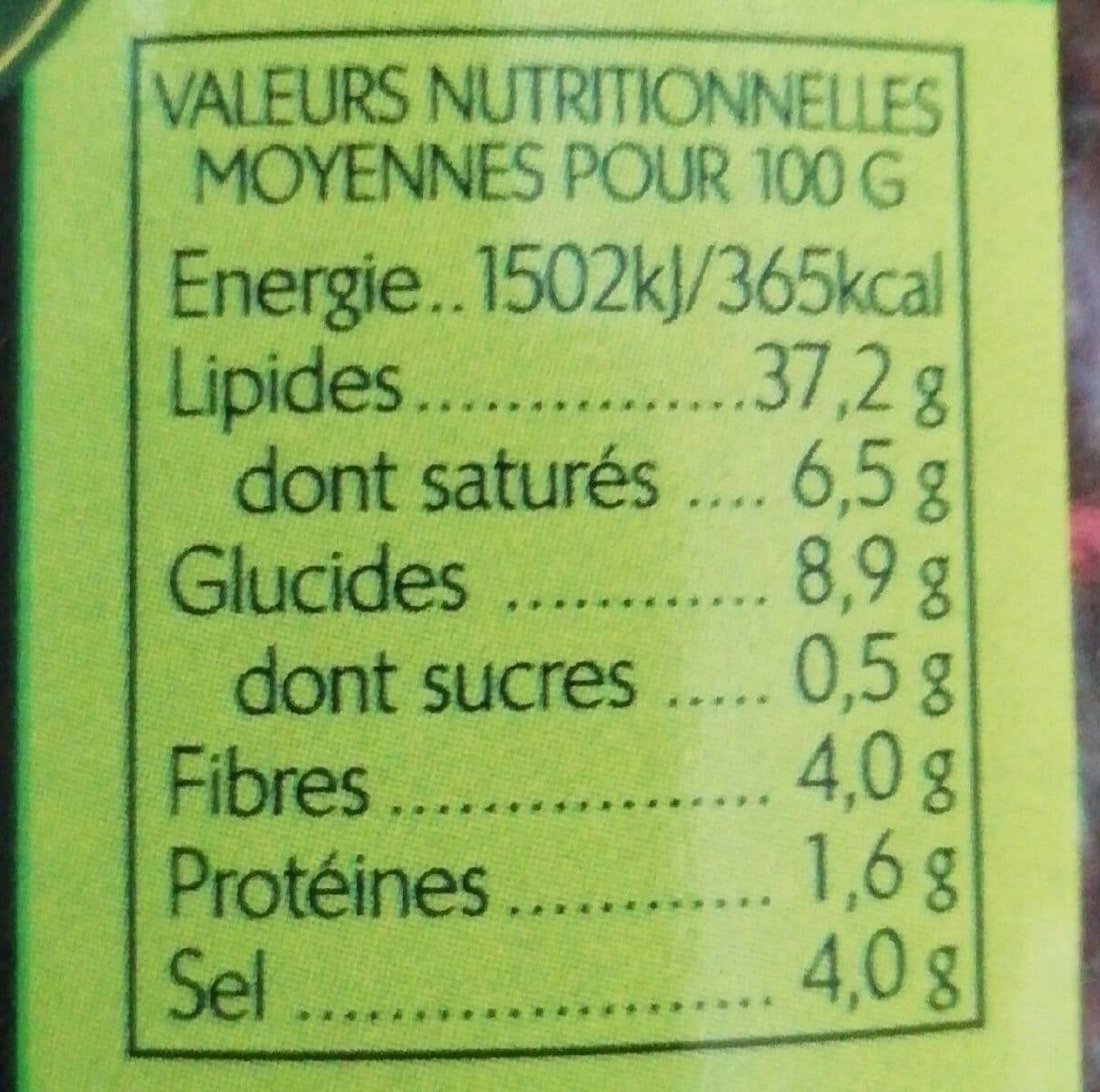 Open Food Facts Olives noires confites packshot