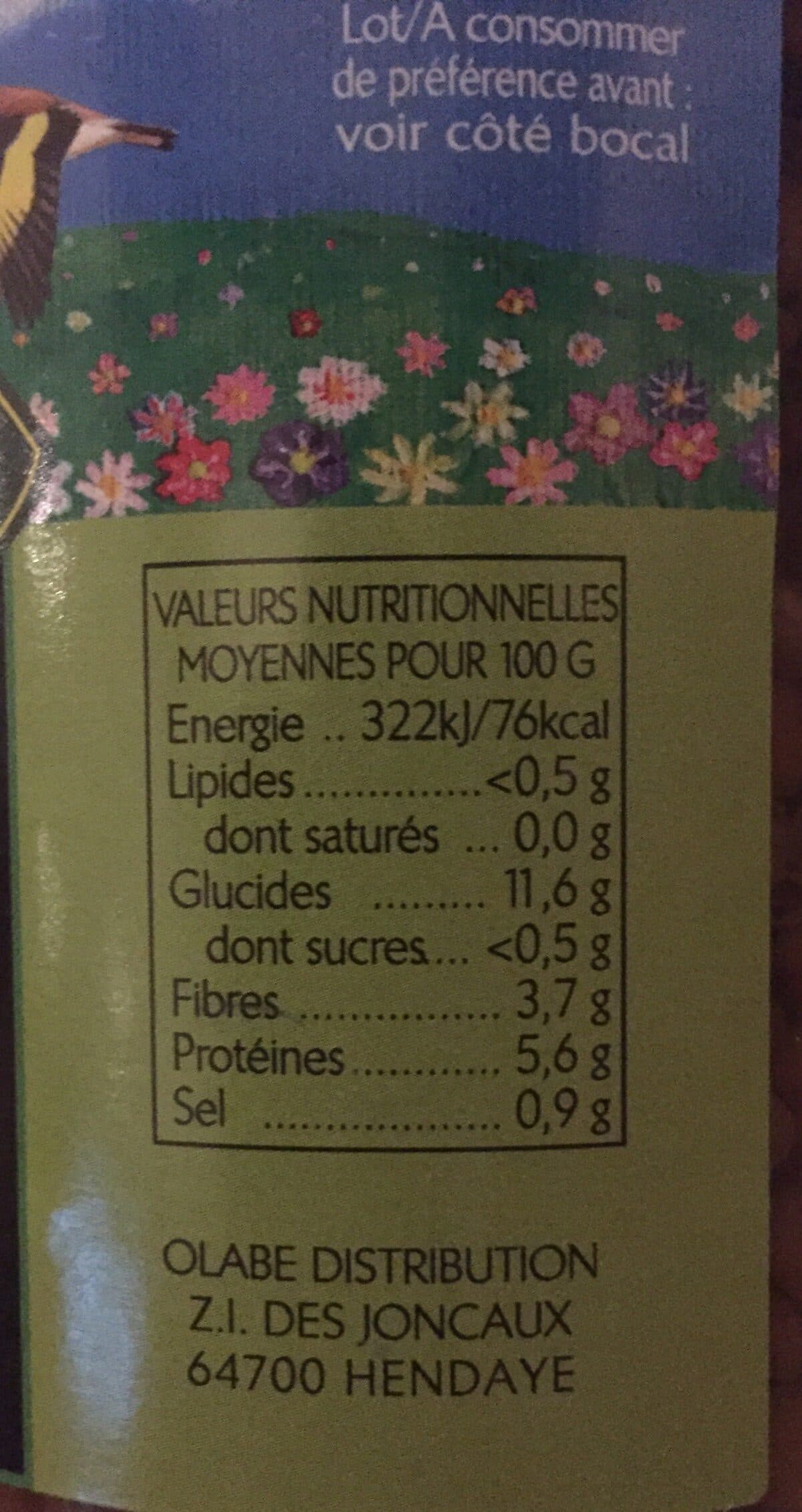 Open Food Facts Lentilles Cuisinées BIO Extra packshot