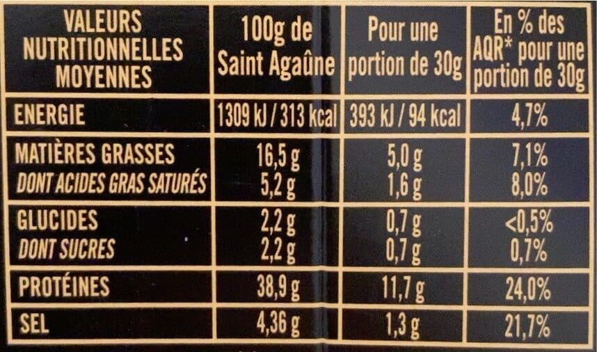 Saint Agaûne Fine saveur de viande séchée packshot