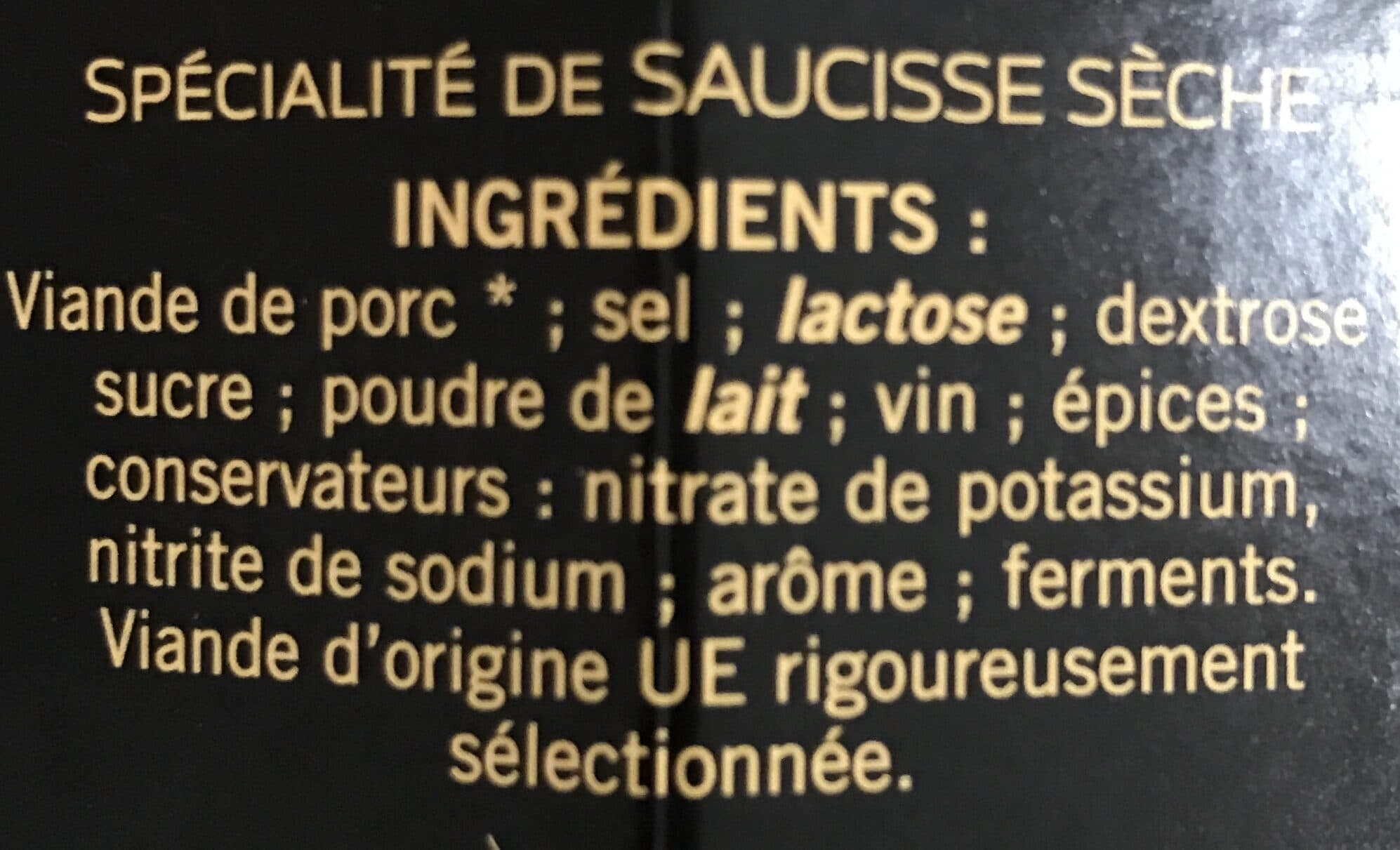 BORDEAU CHESNEL La Fine - Saucisse sèche packshot