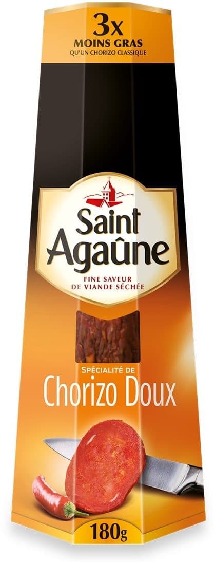 Saint Agaûne Spécialité de chorizo doux packshot
