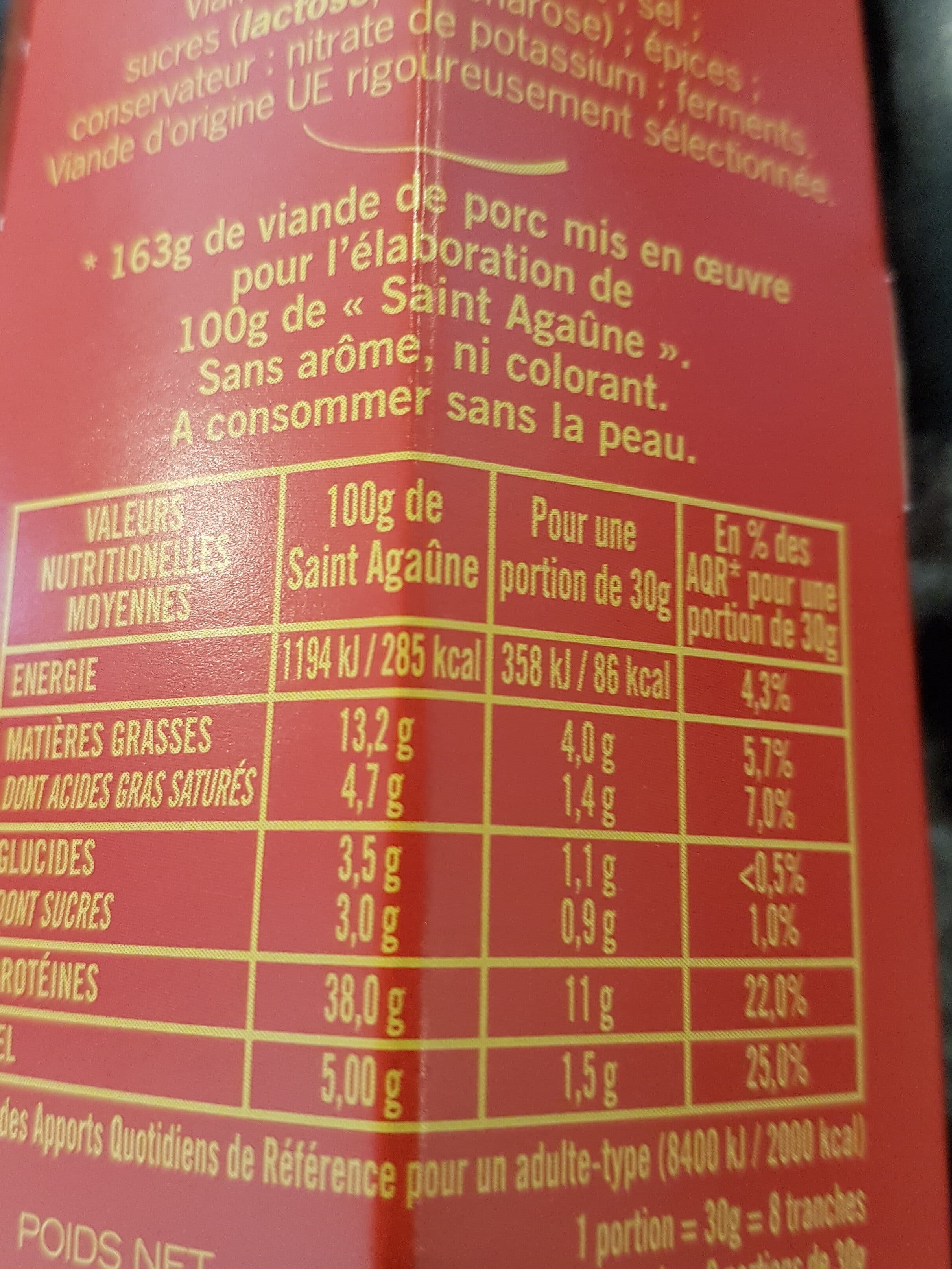 Saint Agaune Chorizo packshot