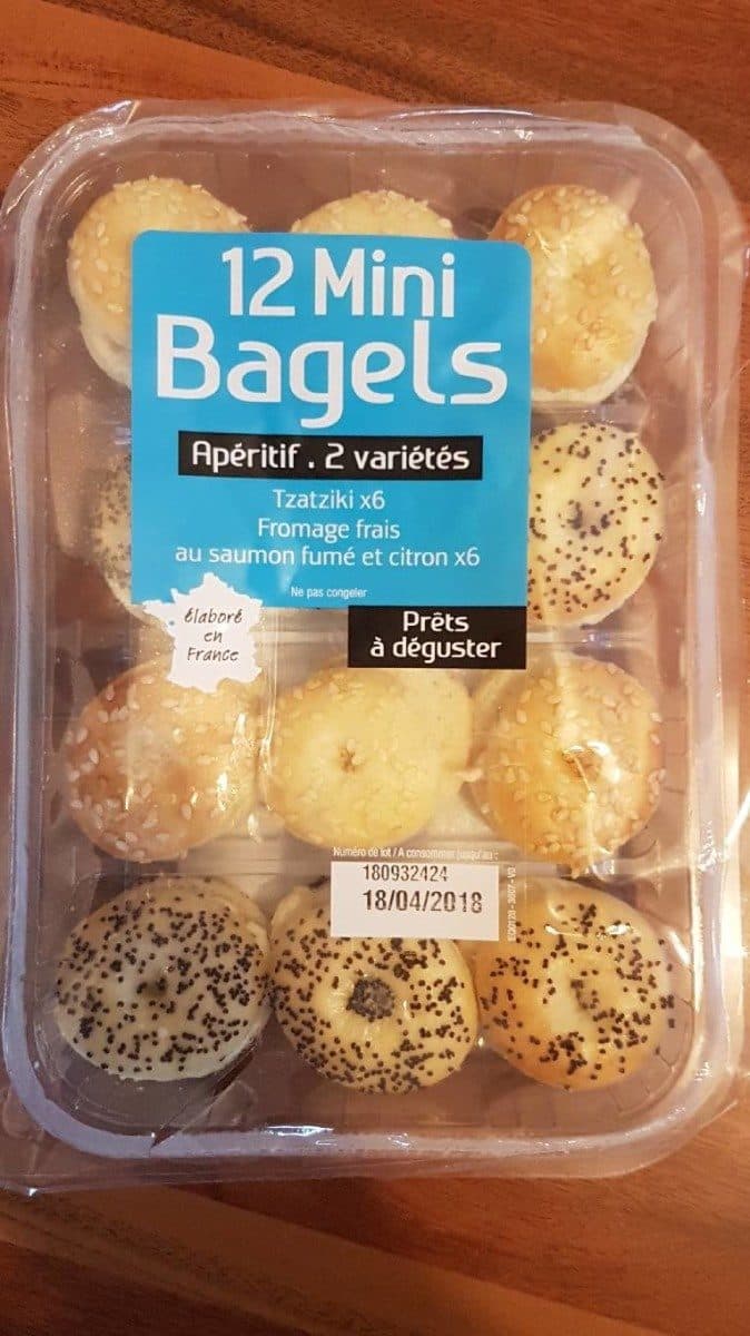 Open Food Facts 12 mini bagels packshot