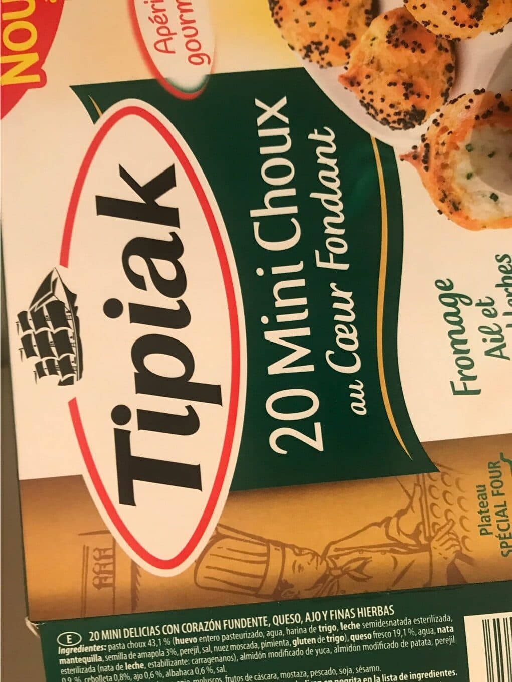Tipiak Mini choux coeur fondant x20 tipiak packshot