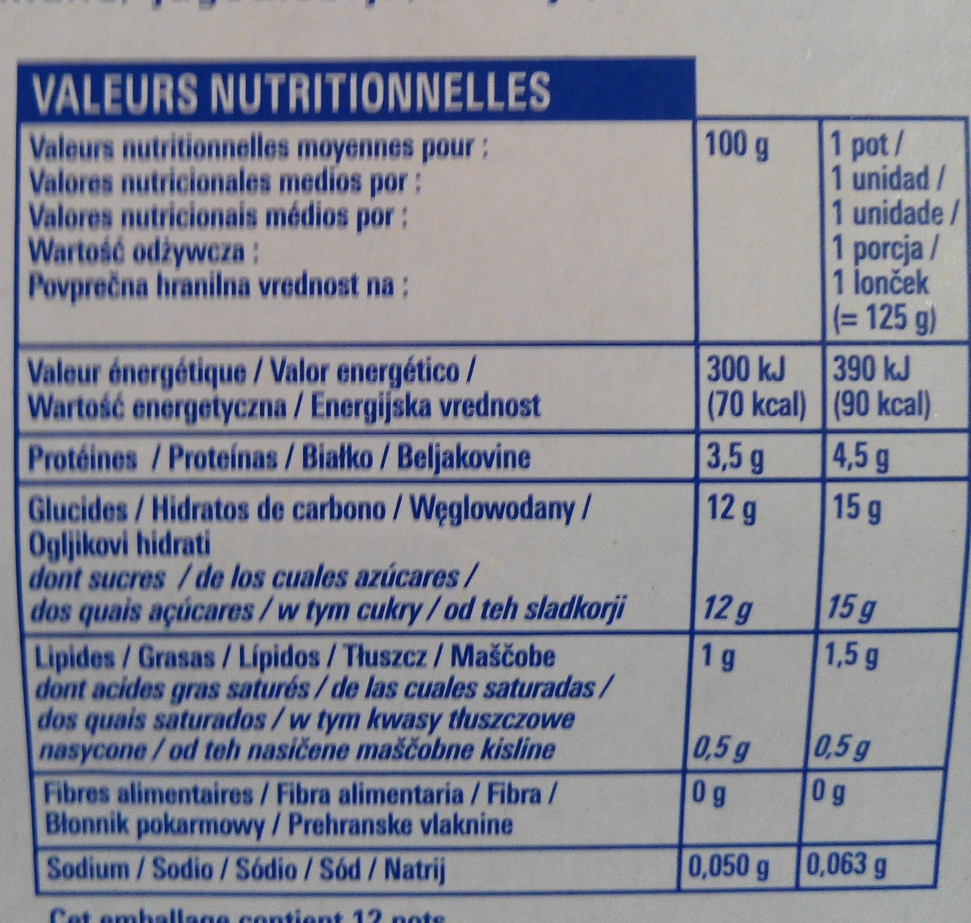 Eco+ Yaourts sucrés aromatisés packshot