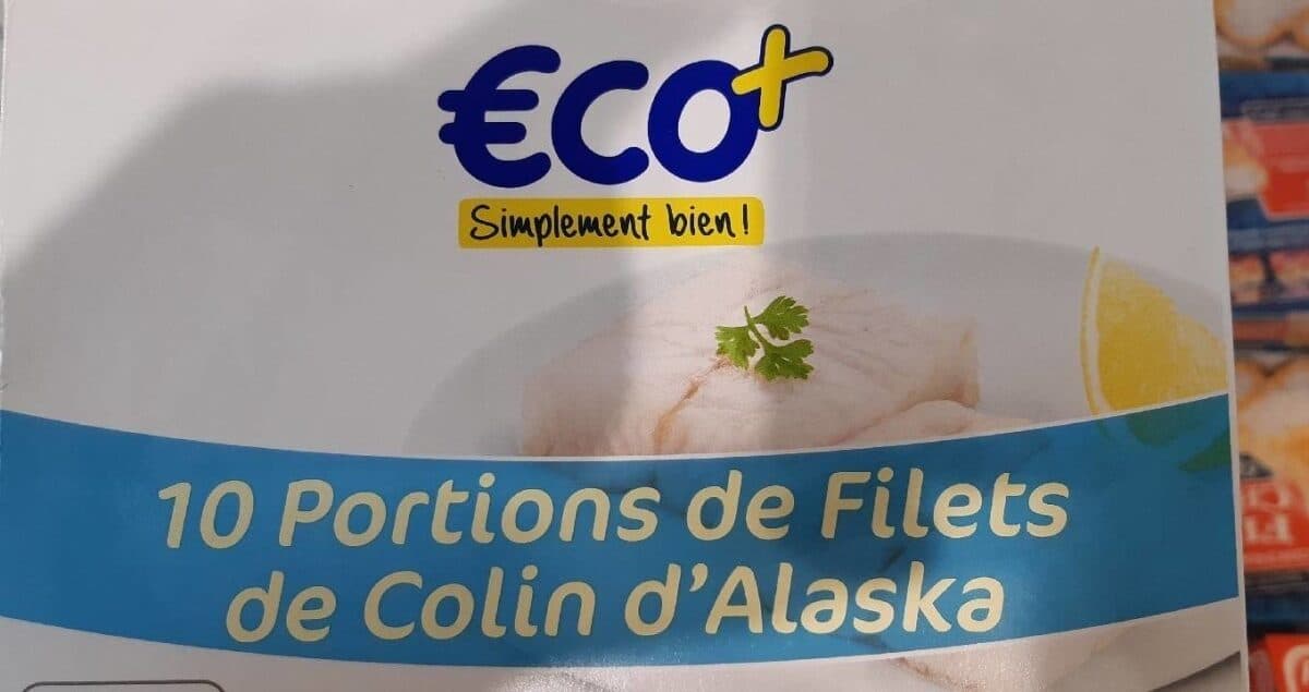 ECO+ 10 portions de filets de colin d'Alaska packshot