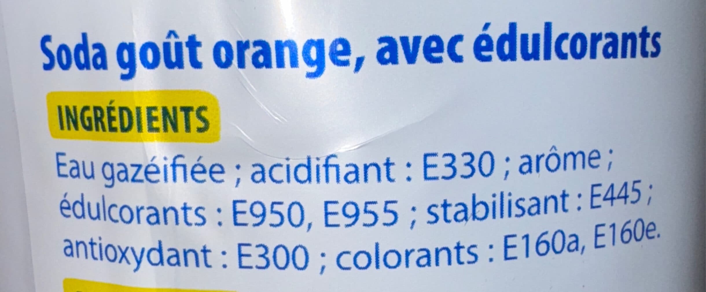 Eco+ SODA GOUT ORANGE packshot