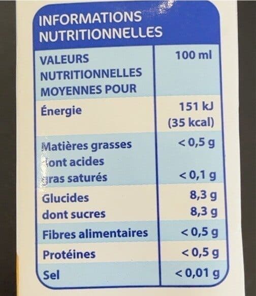 Eco+ Jus d'orange à base de jus d'orange concentré packshot