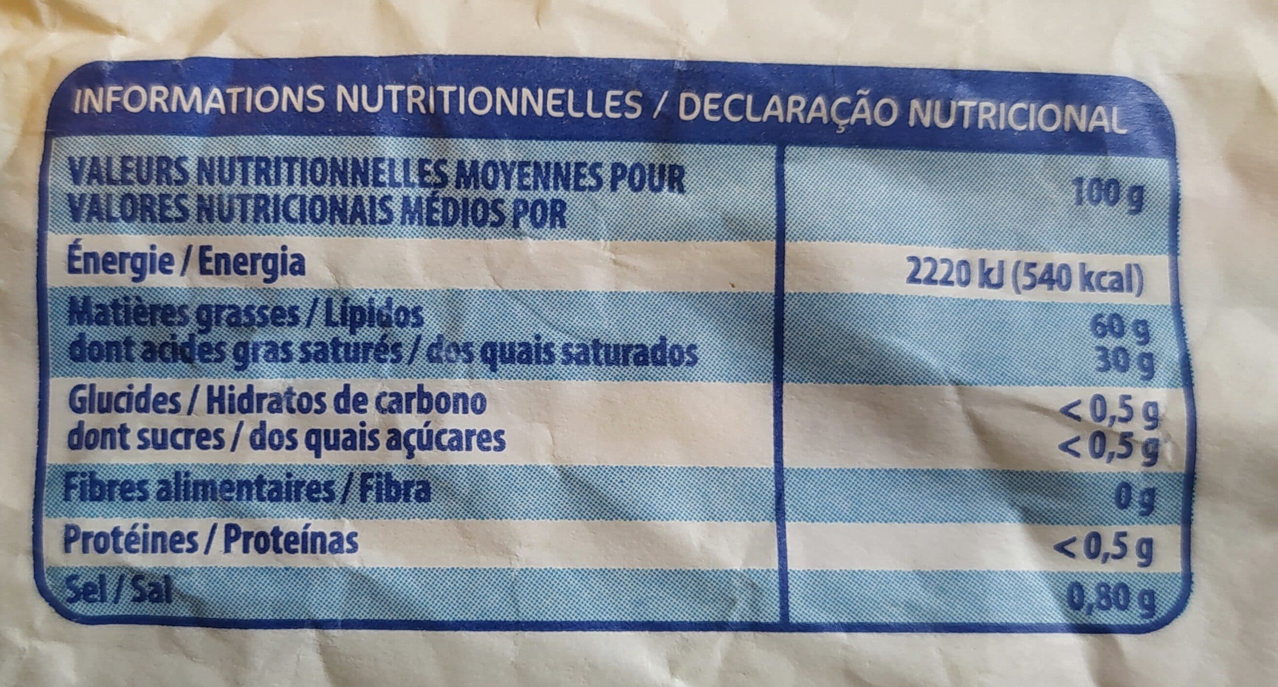 Éco Margarine 60%MG packshot