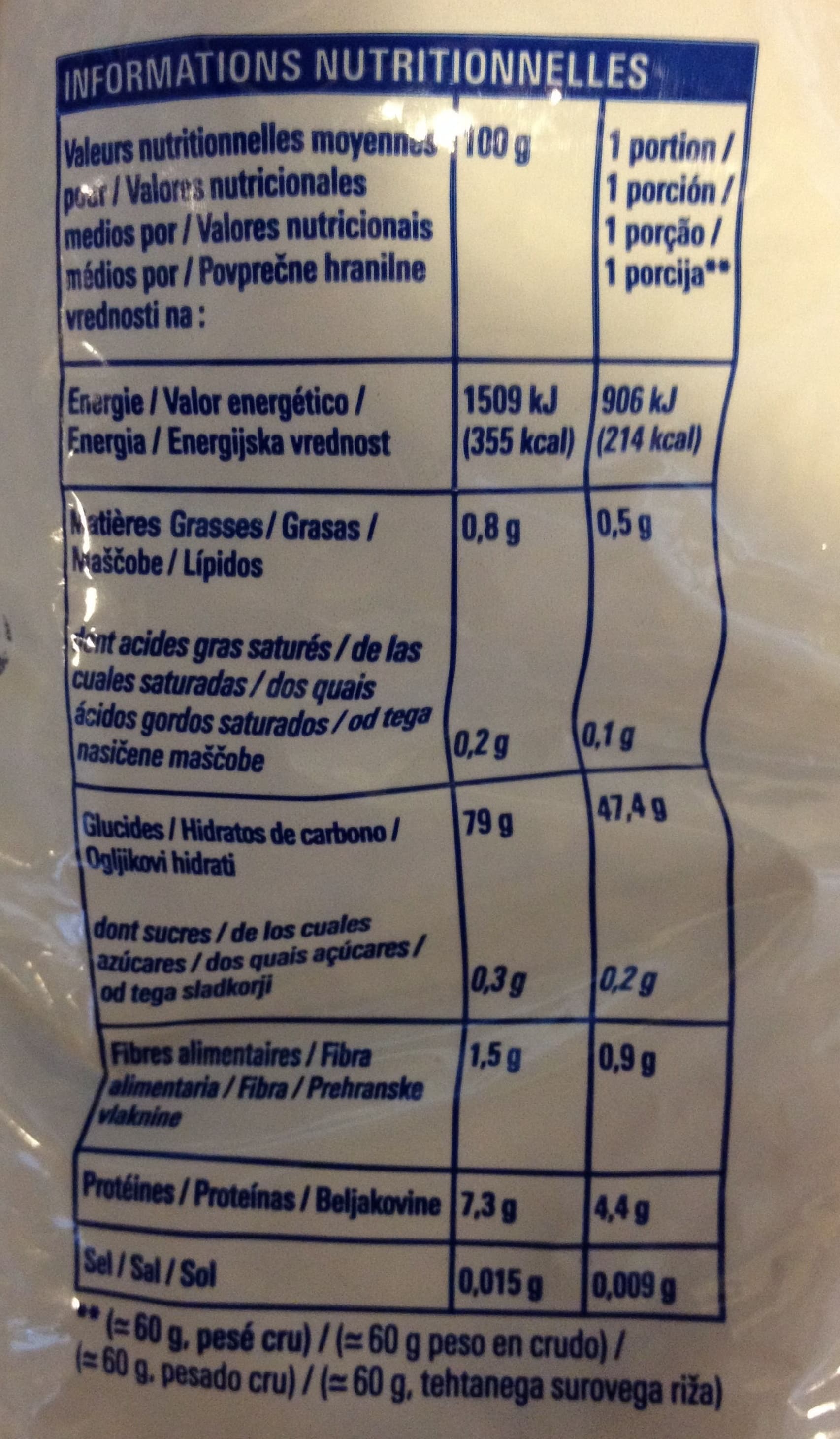 Eco+ Riz long étuvé packshot