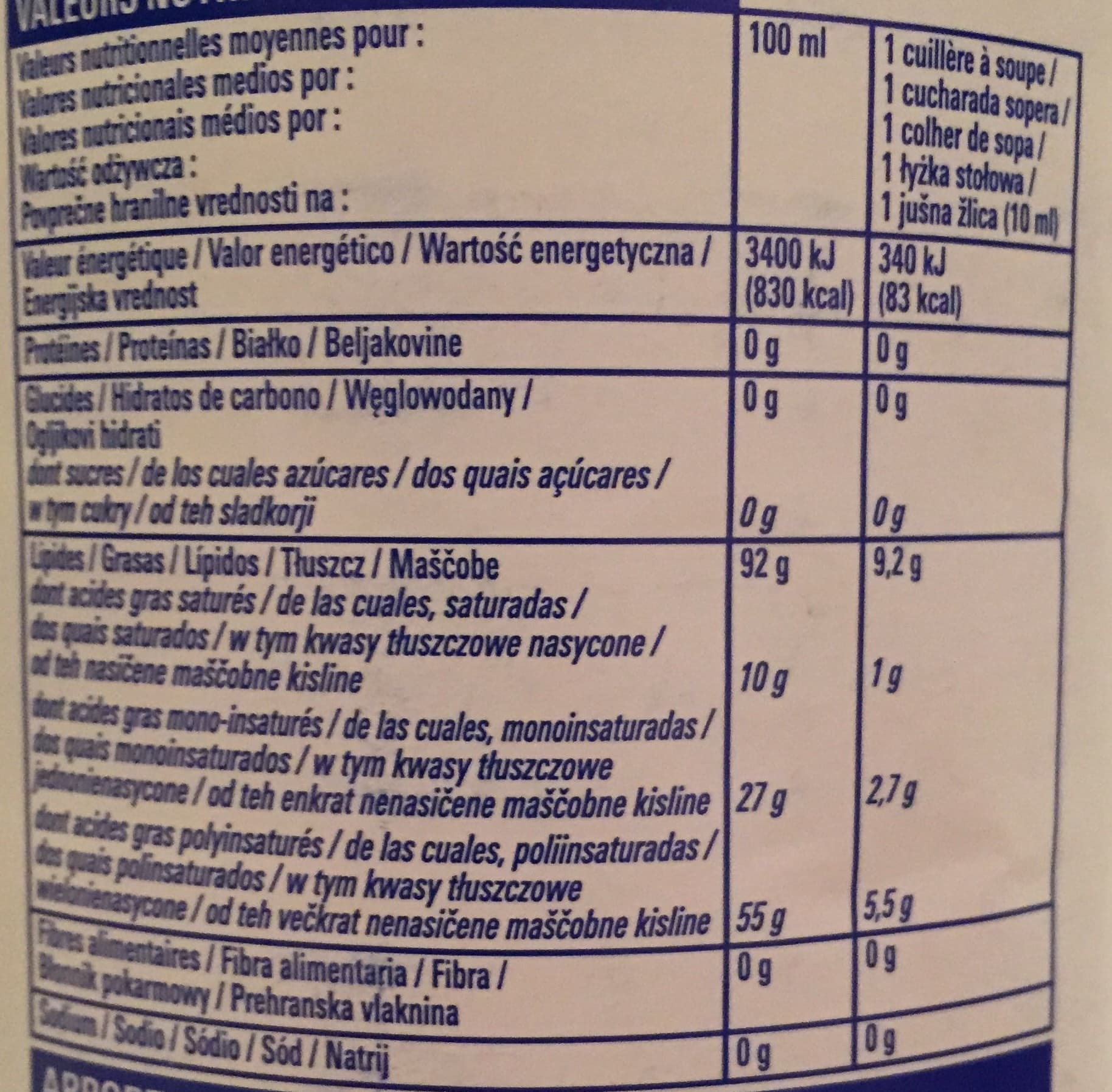 Eco+ Huile de tournesol packshot