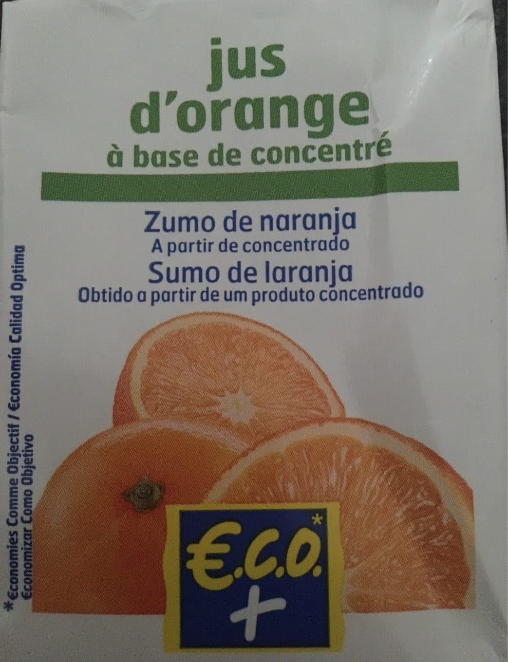 Eco+ Jus D'orange x6 packshot