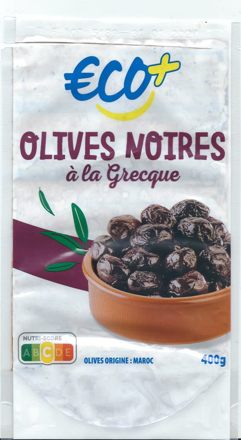 Eco+ Olives noires à la grecque packshot