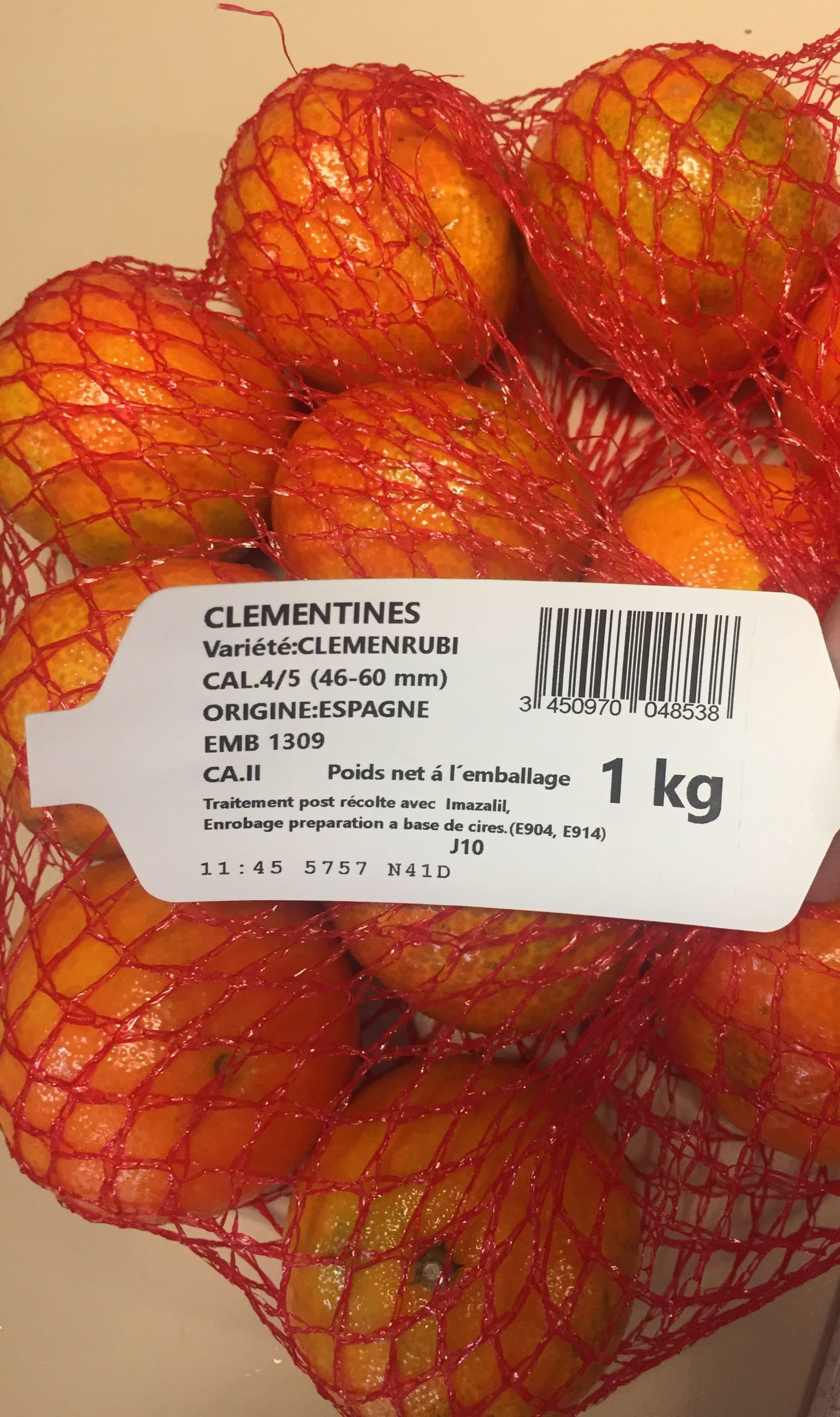 sans marque Clémentines packshot