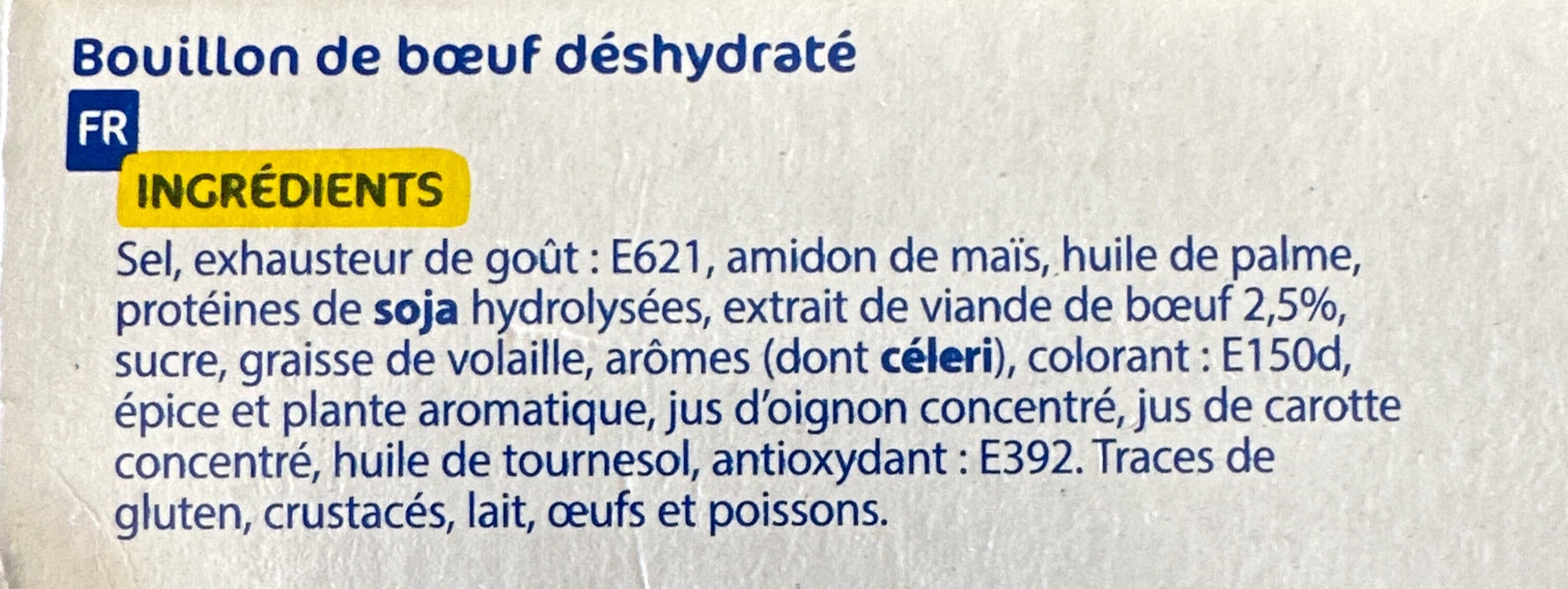 Eco (Leclerc) 12bouillons de boeuf packshot