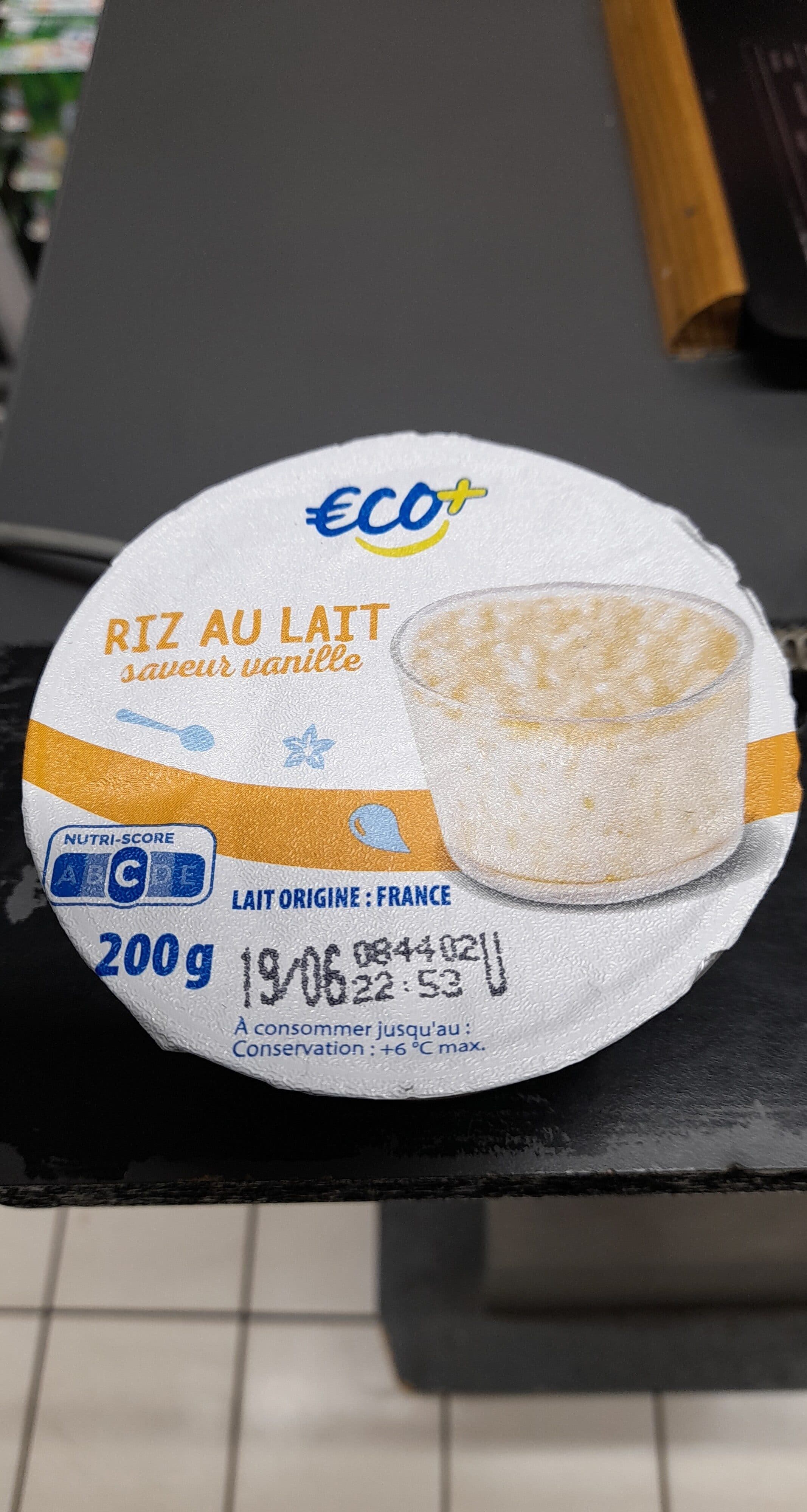 Eco + Riz au lait saveur vanille packshot