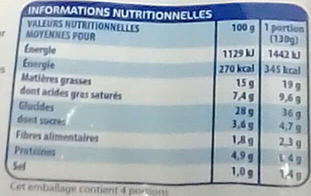 E.Leclerc 4 Roulés au Fromage packshot