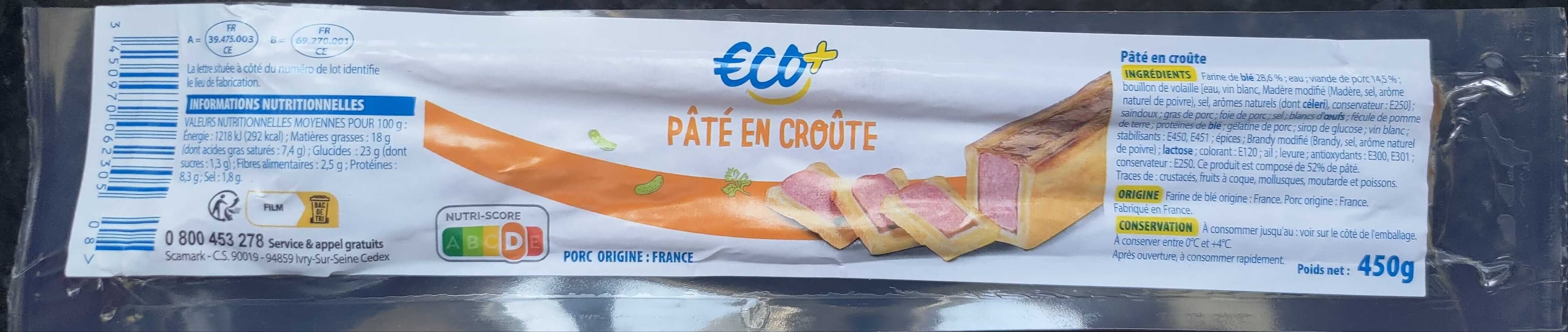 ECO+ Mini Pâté en Croûte packshot
