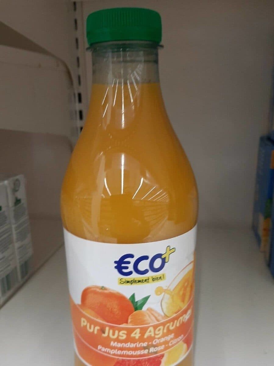 ECO+ Pur jus 4 agrumes packshot
