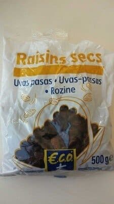 Eco+ Raisins Secs packshot