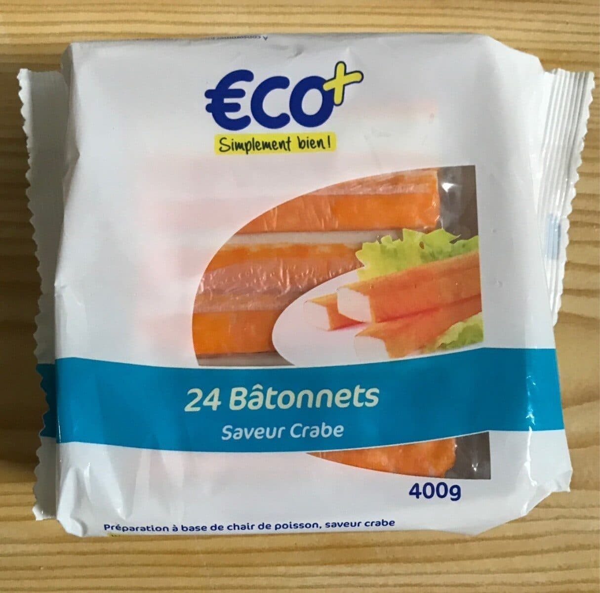 Eco+ Bâtonnets saveur Crabe packshot