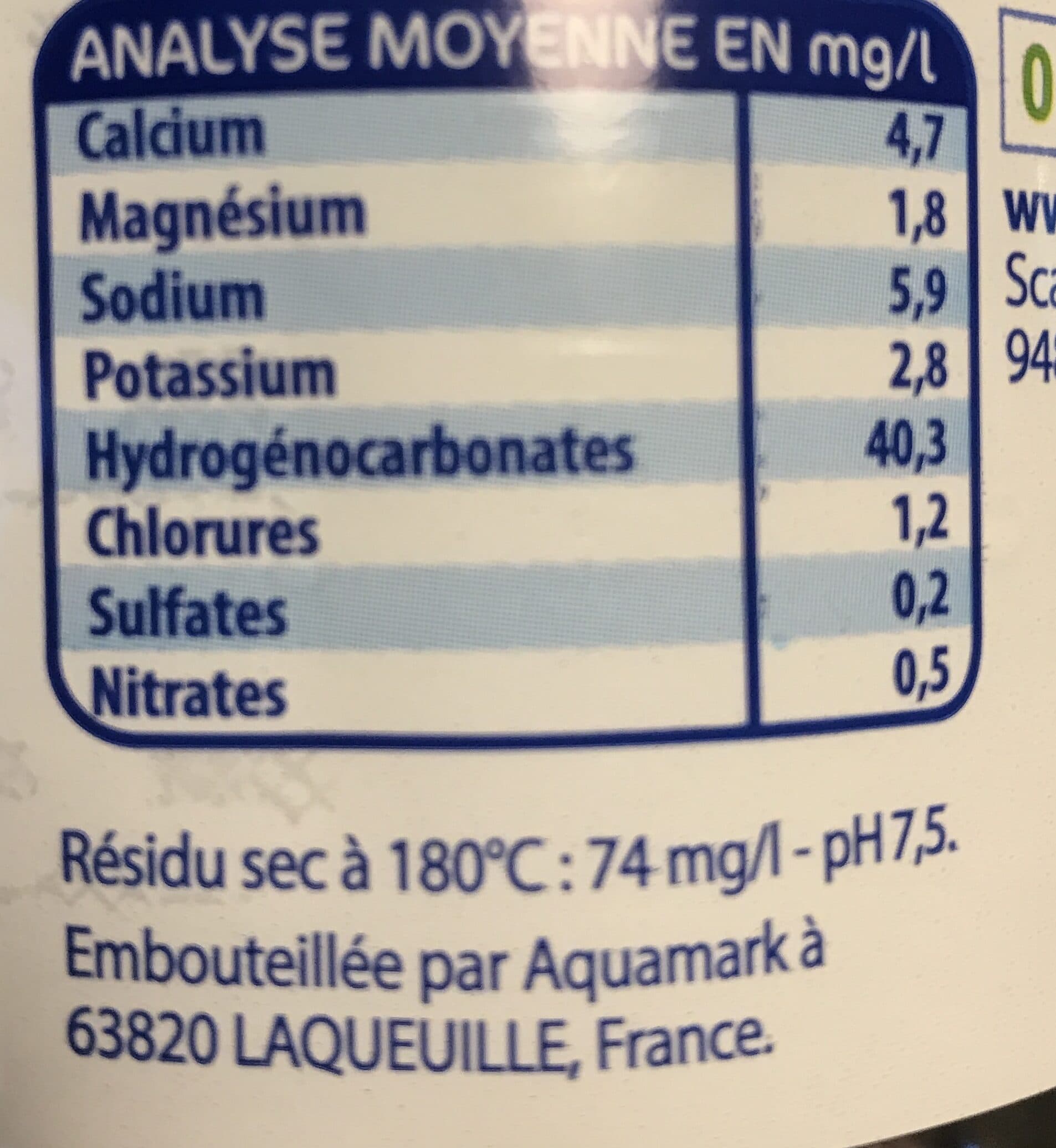 Eco+ Leclerc eco Eau De Source De Montagne packshot