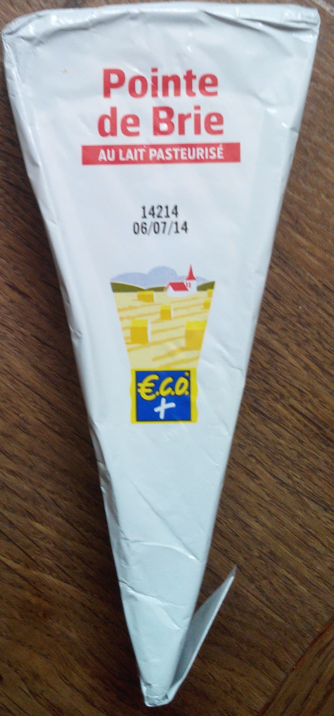 ECO+ Pointe de Brie (31% MG) au lait pasteurisé packshot