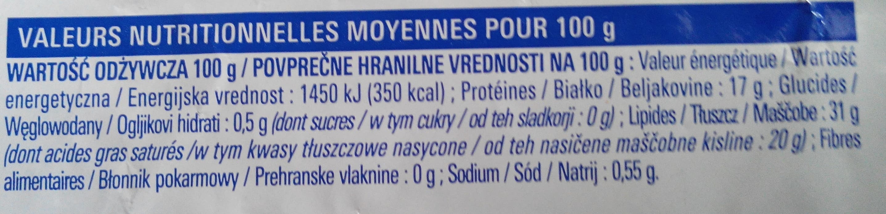 ECO+ Pointe de Brie (31% MG) au lait pasteurisé packshot