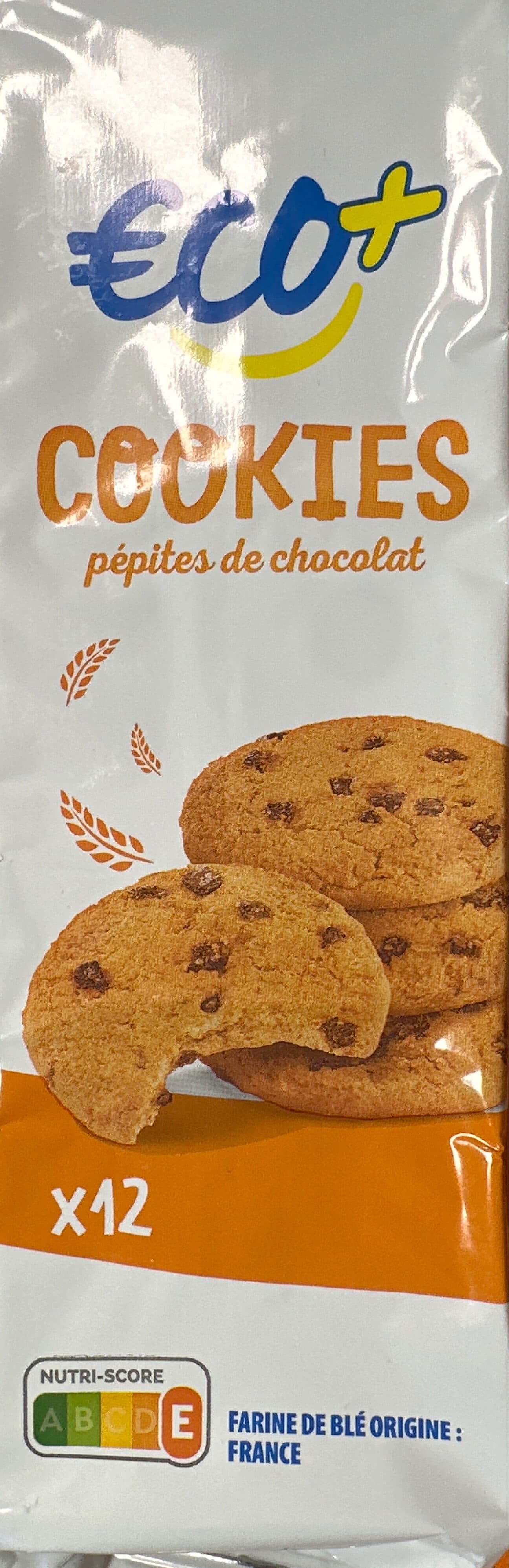 Eco 12 cookies Pépites de chocolat packshot