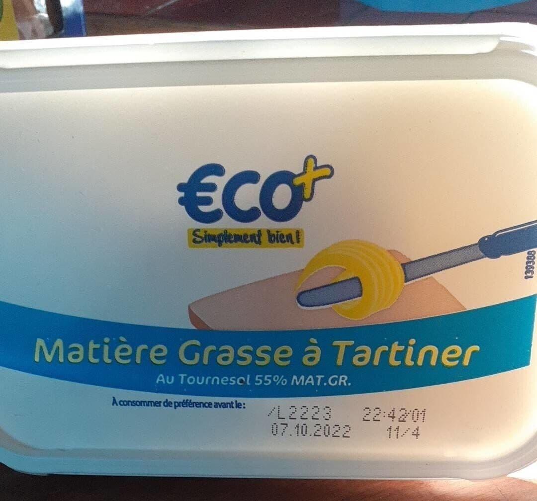 Eco Matière grasse a tartiner packshot