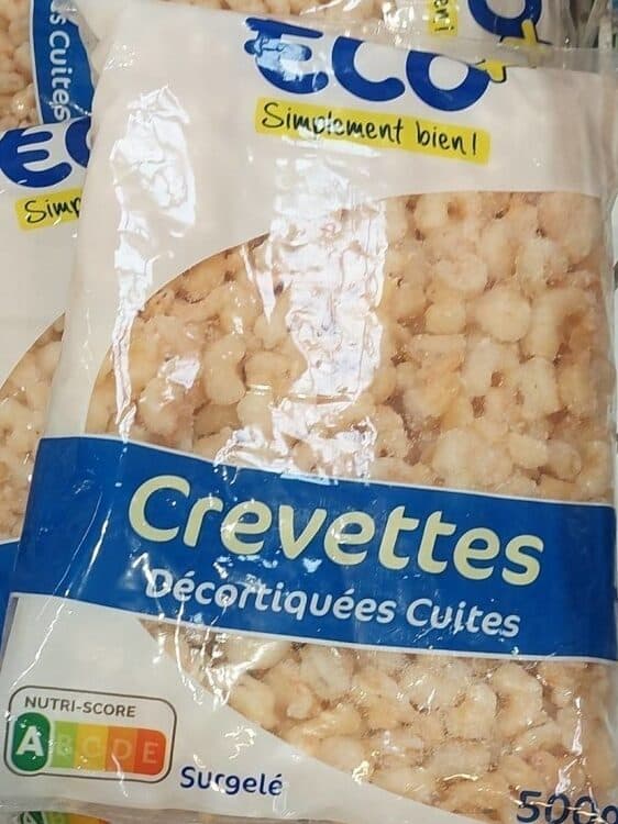ECO+ Crevettes décortiquées cuites packshot